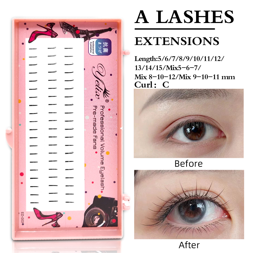 Eyelash Extension Natural Look - ขนตาปลอม Yelix Natural Soft Individual Lashes