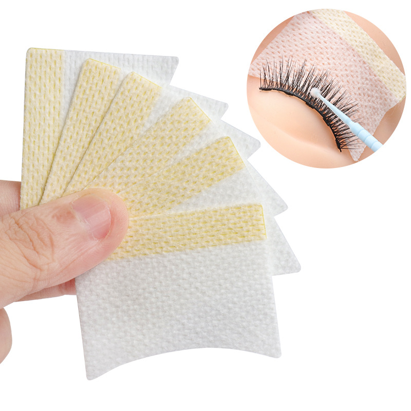Eyelash Extension Eye Irritation - แผ่นสำลีเช็ดกาวต่อขนตาแบบนุ่ม ระบายอากาศได้ดี ไม่ระคายเคืองผิวใต้ตา แยกส่วนเพื่อการล้างกาวที่ง่ายดาย