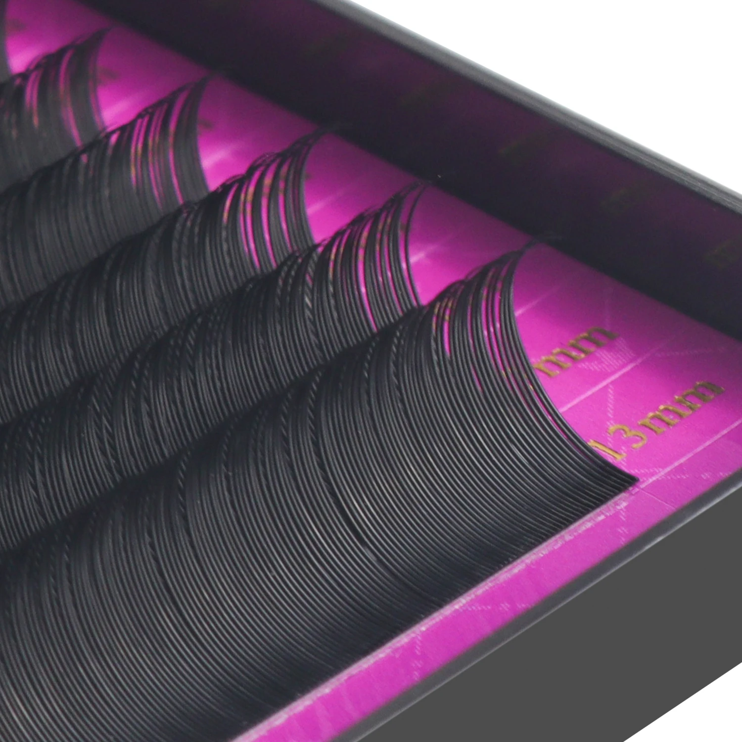 Eyelash Extension Human Hair - GLAMLASH ขายส่ง ขนตาปลอมมิ้งค์สังเคราะห์คุณภาพสูง 16 แถว ขนตาเดี่ยวธรรมชาติ