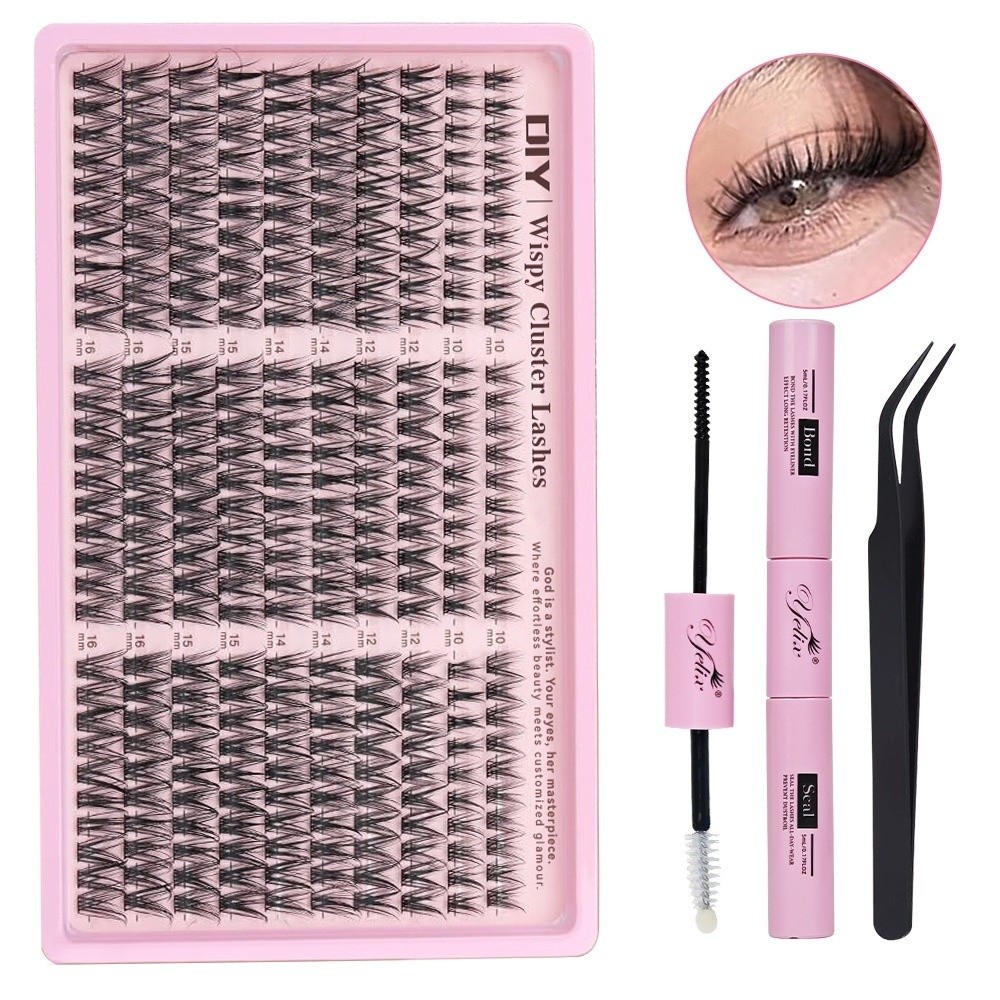 ขนตาปลอมแบบเป็นช่อ ความยาว 10- - Eyelash Extension Natural Look บทวิจารณ์และราคา
