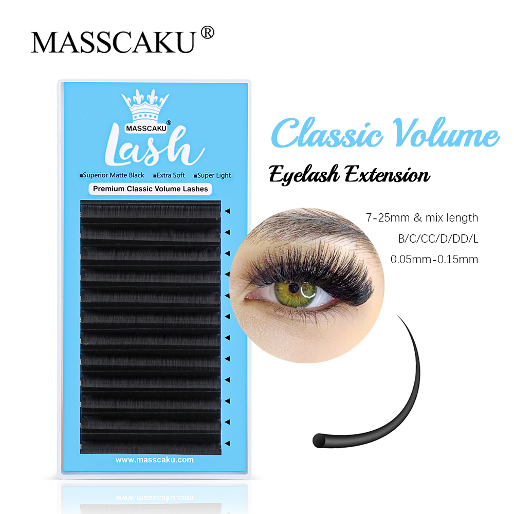 Masscaku 0.05/0.07/0.10/0.15มม - Eyelash Extension Russian บทวิจารณ์และราคา