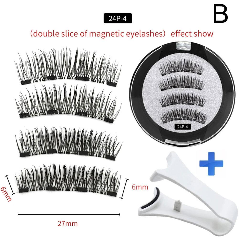 2 คู่ 3D แม่เหล็กขนตาปลอมขนตาป - Eyelash Extension For Asian Eyes บทวิจารณ์และราคา