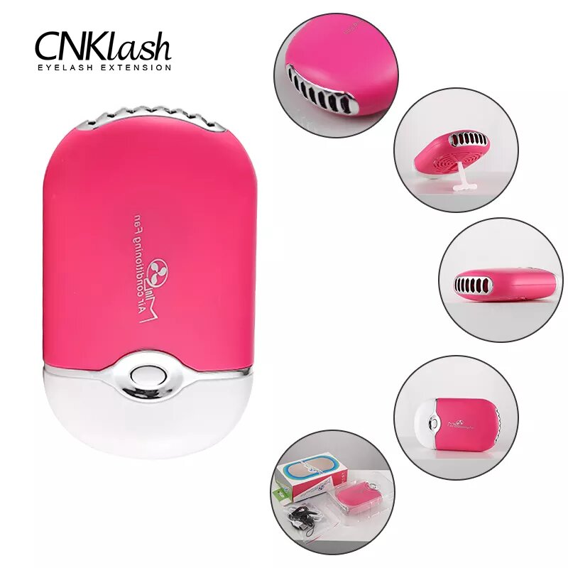 พัดลมติดขนตาแบบ USB Mini อุปกร - Eyelash Extension London บทวิจารณ์และราคา