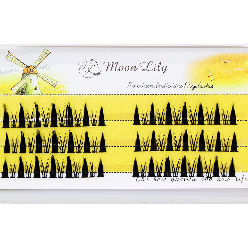 ขนตาปลอมแบบแบ่งช่อ 3 มิติ นุ่ม - Eyelash Extension Russian บทวิจารณ์และราคา