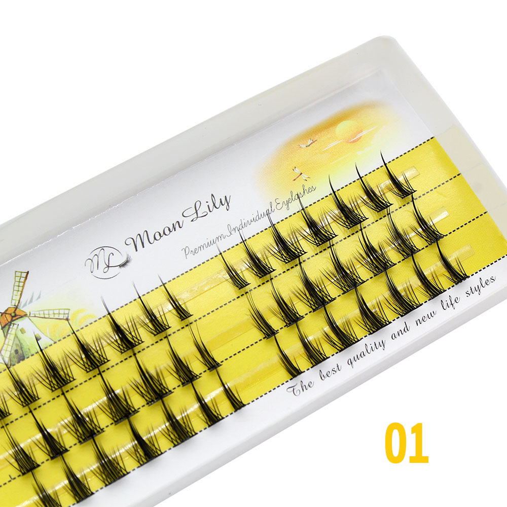ขนตาปลอมแบบแบ่งช่อ 3 มิติ นุ่ม - Eyelash Extension Russian บทวิจารณ์และราคา