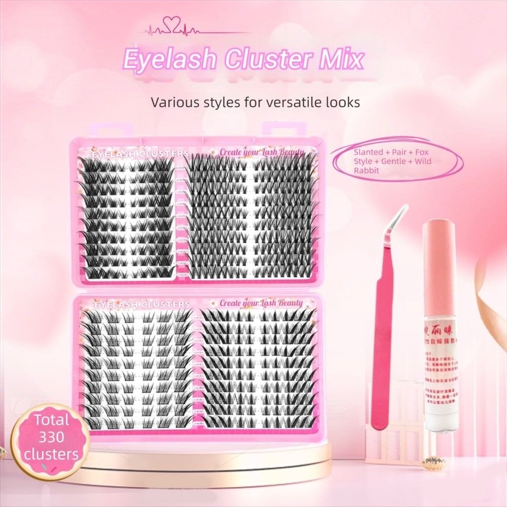 ขนตาปลอมแบบธรรมชาติสีดำ งอน C  - Eyelash Extension Natural Look บทวิจารณ์และราคา