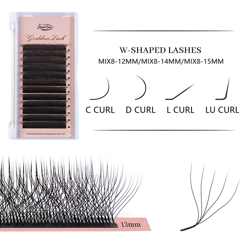 ขนตาปลอม Goddess W3D 4D 5D M C - Eyelash Extension For Asian Eyes บทวิจารณ์และราคา