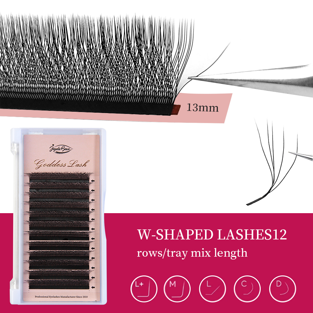 ขนตาปลอม Goddess W3D 4D 5D M C - Eyelash Extension For Asian Eyes บทวิจารณ์และราคา