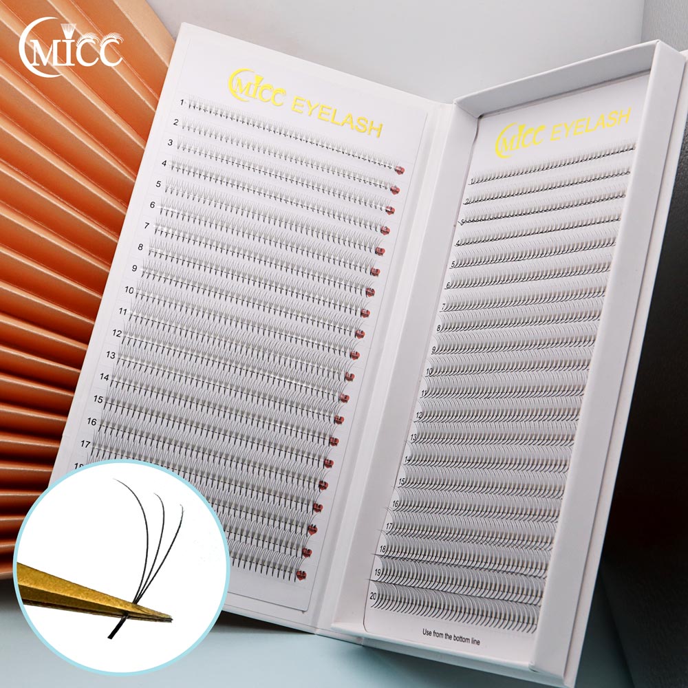 40 สาย 2D 1600 แฟน 20D XXL ถาด - Eyelash Extension Russian บทวิจารณ์และราคา