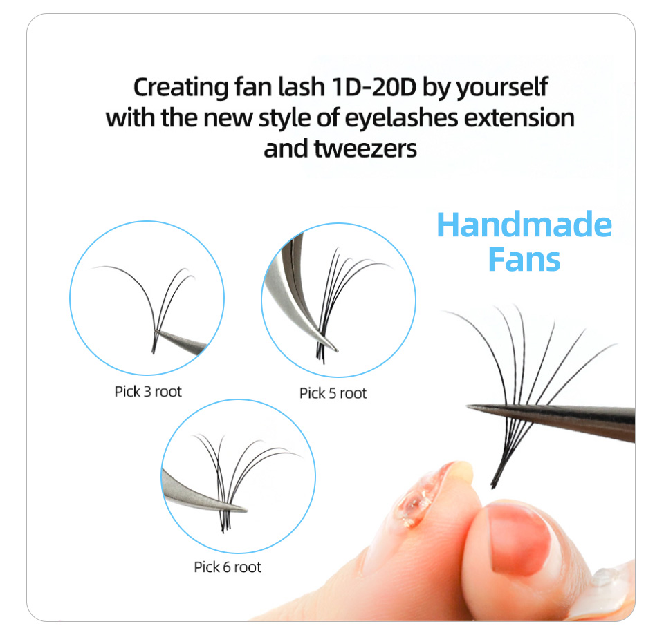 ขนตาปลอมแบบรัสเซียนวอลลุ่ม AGU - Eyelash Extension For Asian Eyes บทวิจารณ์และราคา