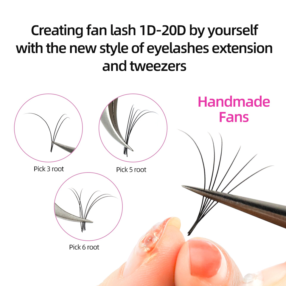AGUUD 10 ชิ้น/ล็อต ขนตาปลอมสไต - Eyelash Extension Human Hair บทวิจารณ์และราคา