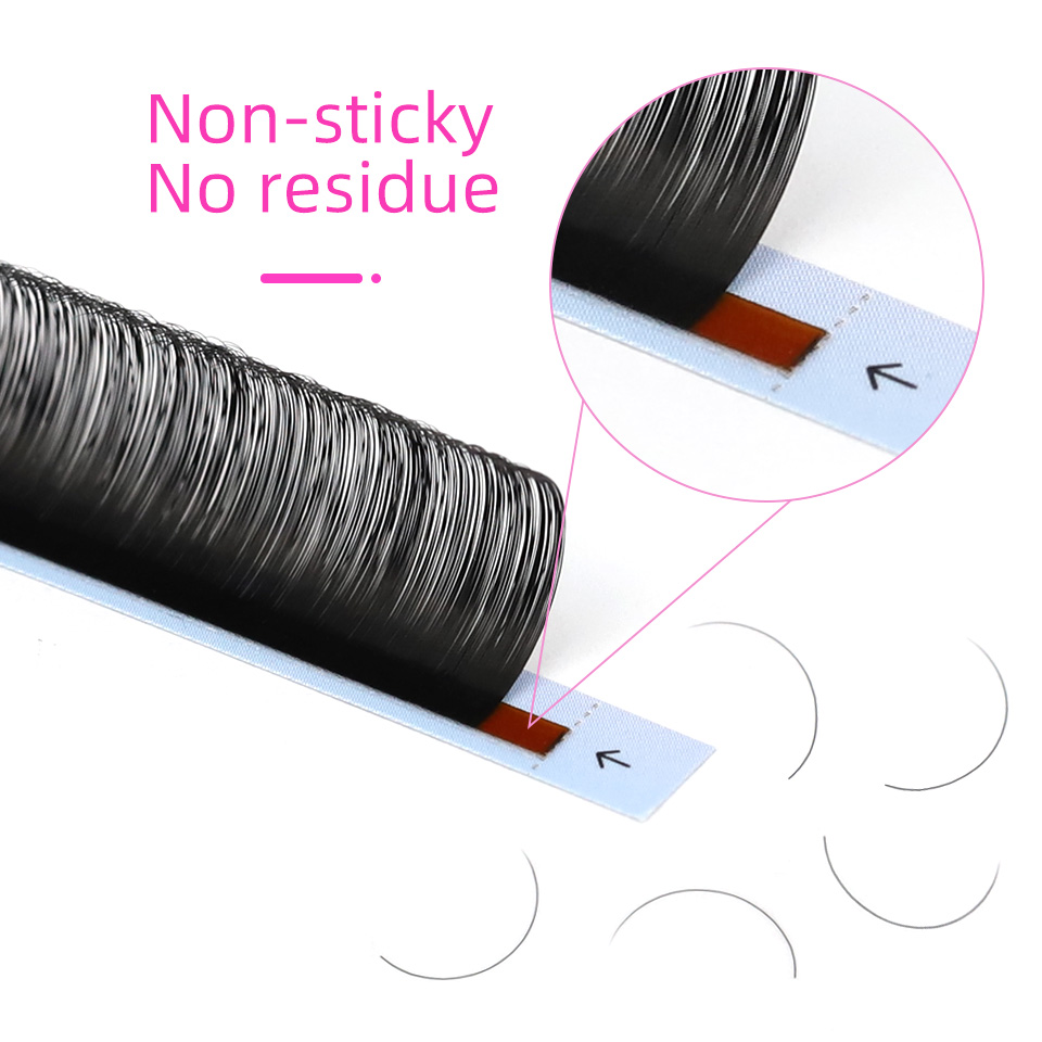 AGUUD 10 ชิ้น/ล็อต ขนตาปลอมสไต - Eyelash Extension Human Hair บทวิจารณ์และราคา
