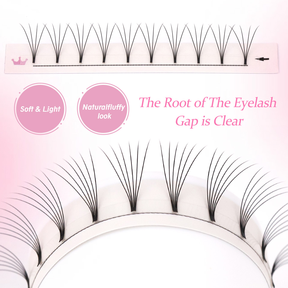 รูเจด ขนตาปลอมสำเร็จรูปแบบวอลล - Eyelash Extension Russian บทวิจารณ์และราคา