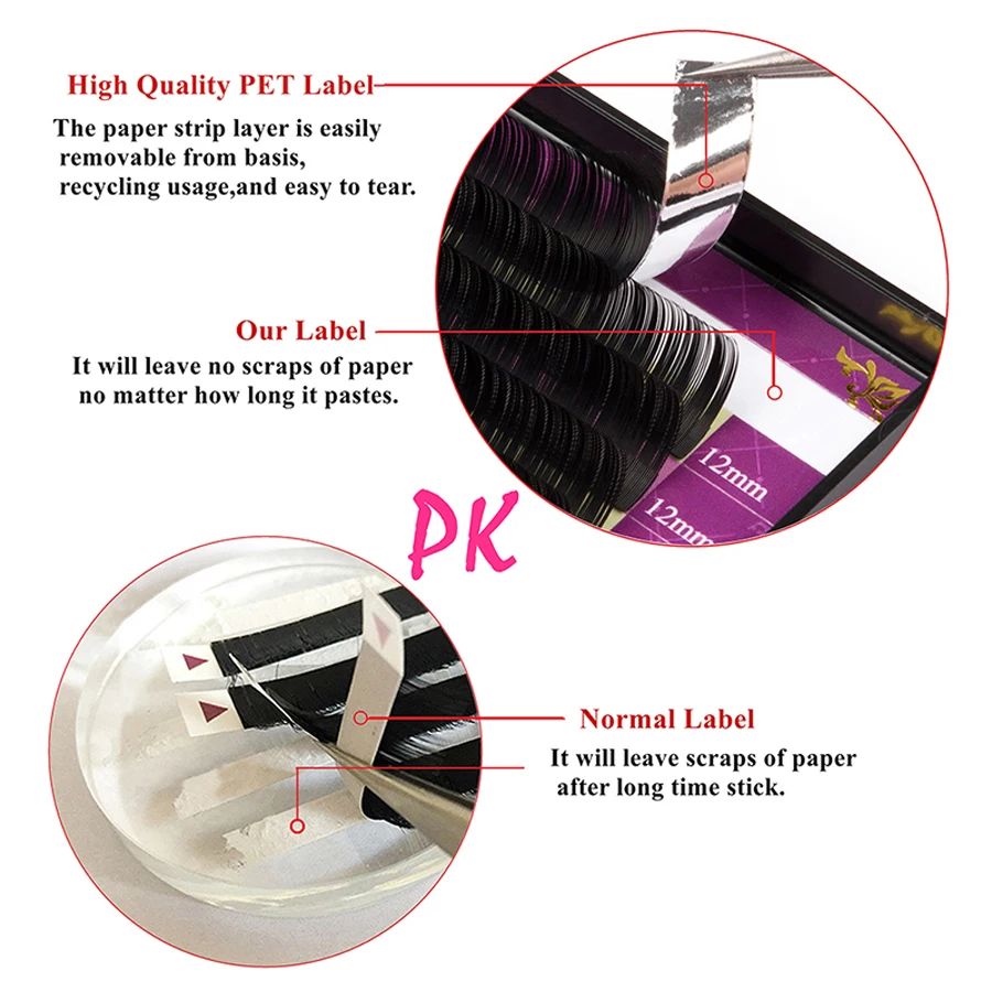 GLAMLASH ขายส่ง ขนตาปลอมมิ้งค์ - Eyelash Extension Human Hair บทวิจารณ์และราคา